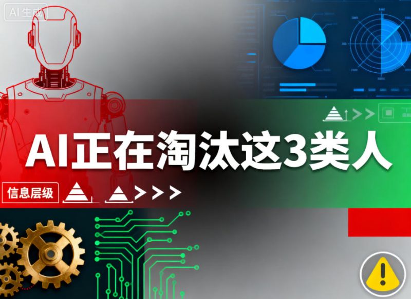 AI正在淘汰这3类人！5.15亿人已上车，现在行动还来得及-稀缺资源网