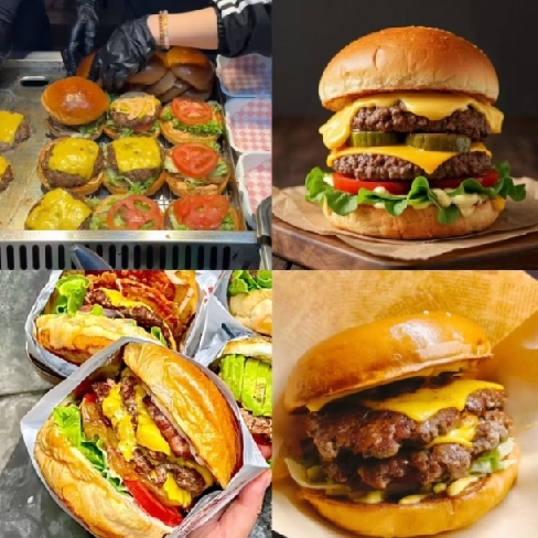 15款街头美式汉堡配方教程制作技术夜市摆摊小吃创业视频商业课程-稀缺资源网